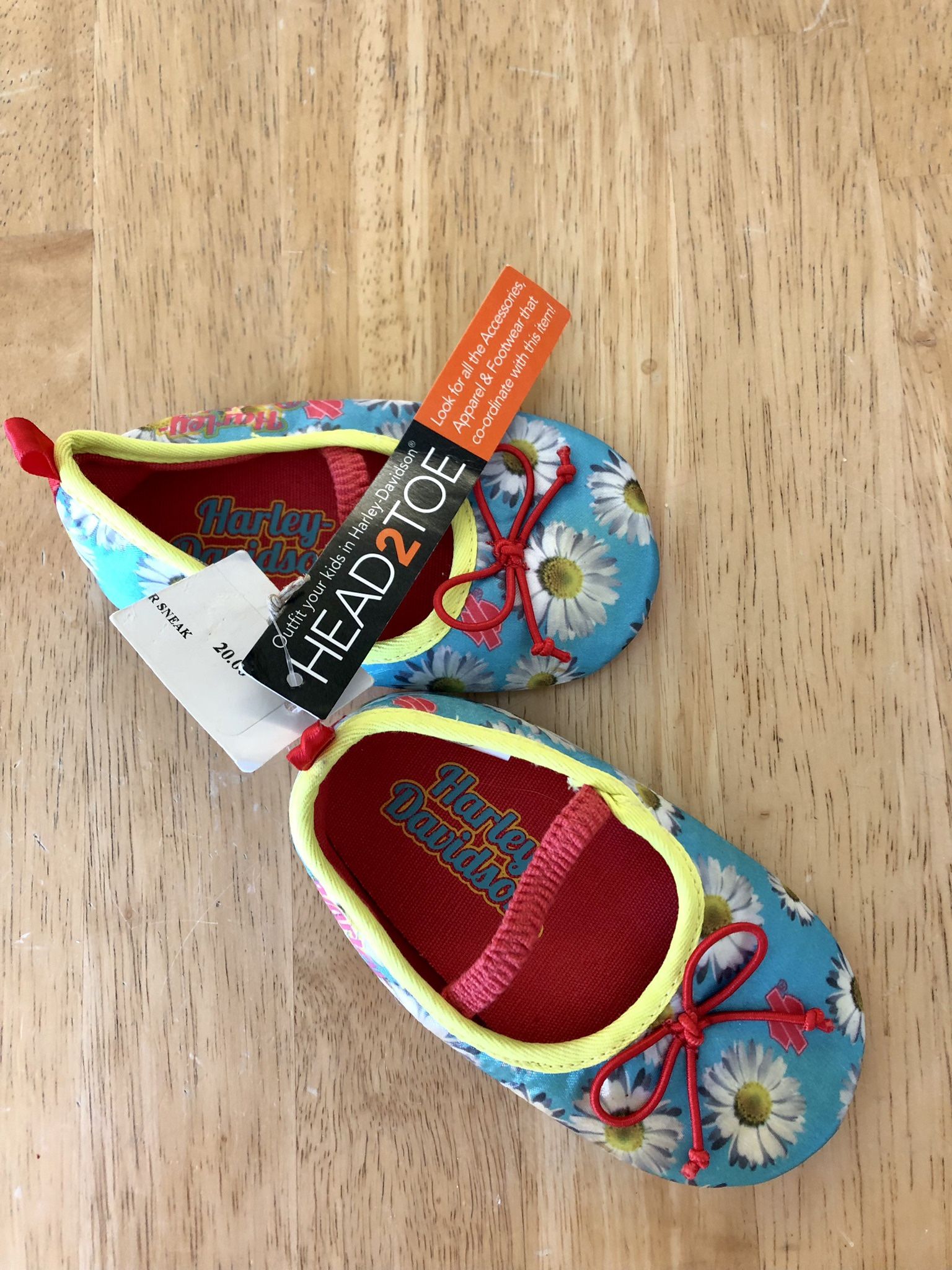 NEW Harley Davidson baby shoes 4/5