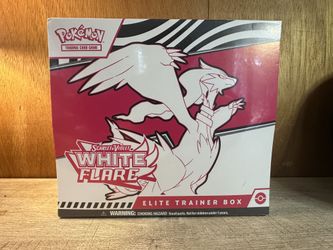 Pokemon Scarlet & Violet: White Flare Elite Trainer Box Factory Sealed