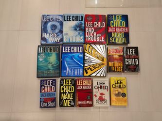 Lee Child Jack Reacher Book Collection