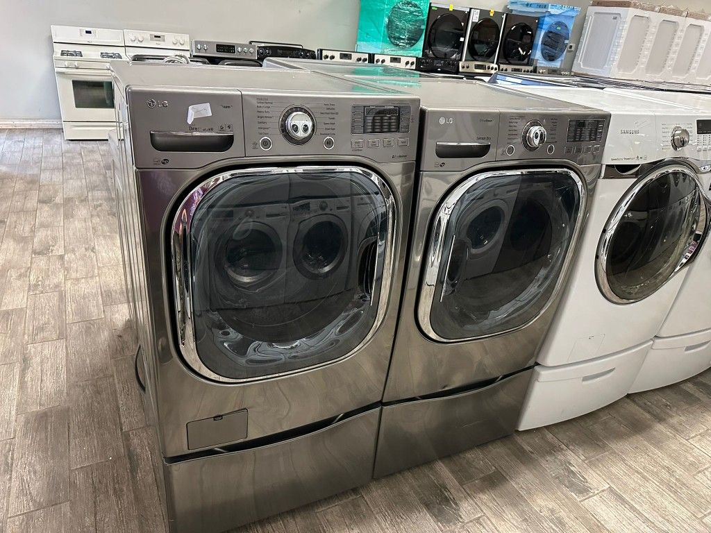 LG washer and dryer set electric XL mega capacity Heavy duty
