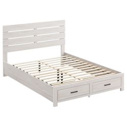 Brand New !! Queen Size Rustic Storage Bed Frame For Sale, Quick Delivery 