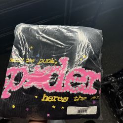 Black & Pink Spider Hoodie