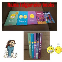 Raina books 5 total in very good condition