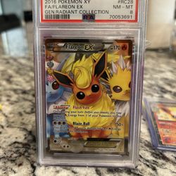 2016 Flareon Ex Psa 8 