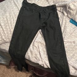 Black Wax Denim mnml Jeans
