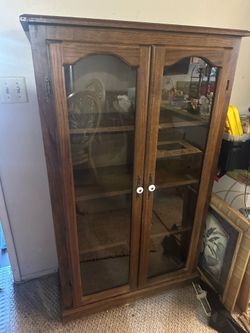 Oak cabinet