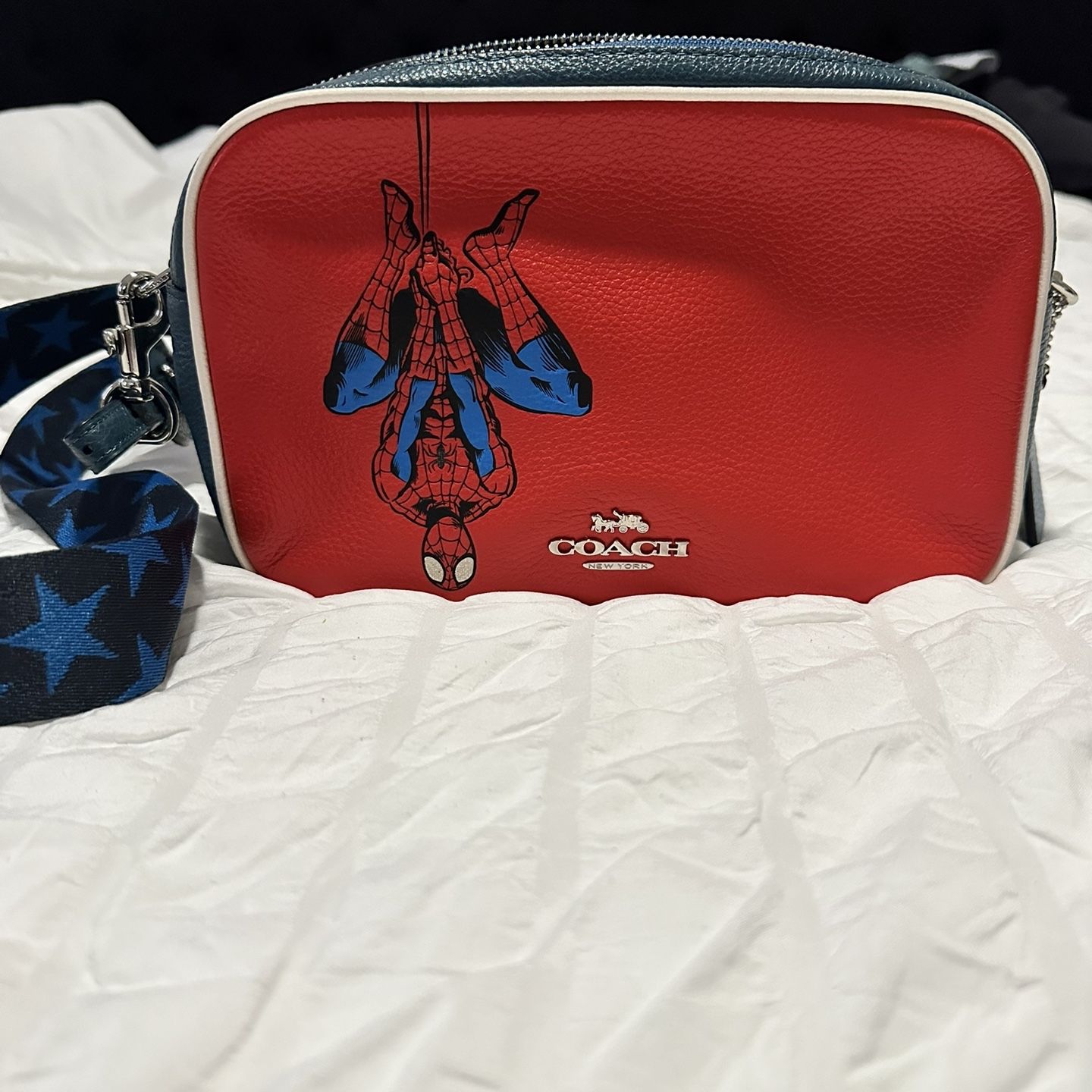 coach backpack marvel West in Signature Canvas with Patches Clothing, Shoes & Accessories Marvel Coach Spiderman Backpack Loungefly