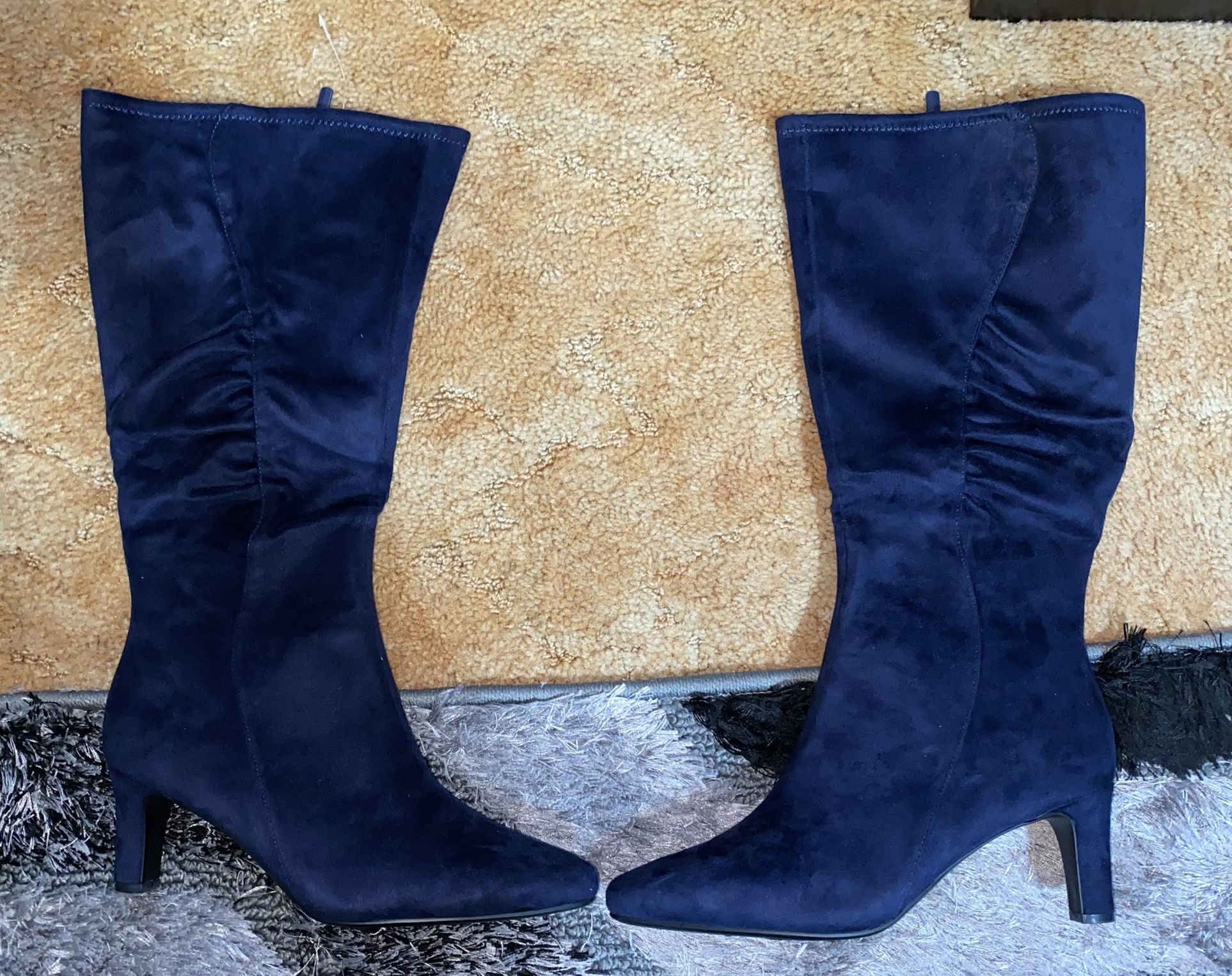Navy Blue Boots