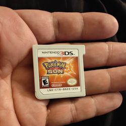 Pokemon Sun Nintendo 3DS Game