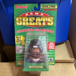 Riddell Game Greats John Elway New 1998 Inaugural Year. Sealed