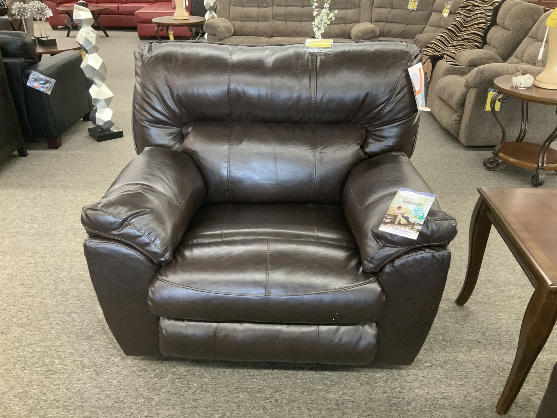 Brand New Genuine Leather Recliner $599.99 plus tax