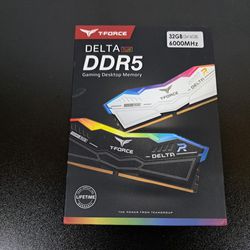 32 GB RGB White DDR5 Desktop Computer Memory Kit 