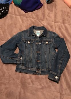 Jeans jacket girls size 8