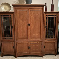 Solid Wood Entertainment Center