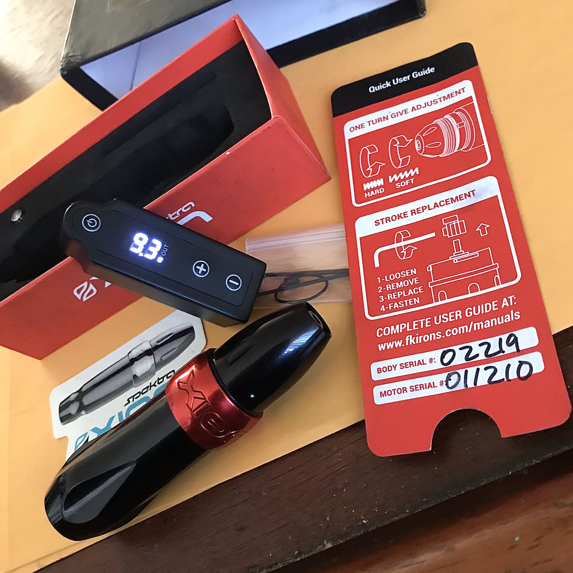 SPEKTRA Xion Rotary All-in-1 Tattoo Machine