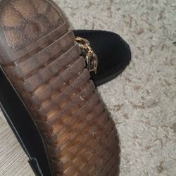Womens Black loafers 10 1/2