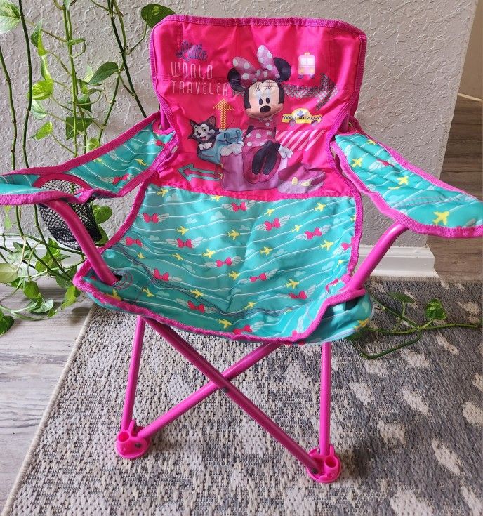 Disney Minnie Mouse Fold And Go Chair