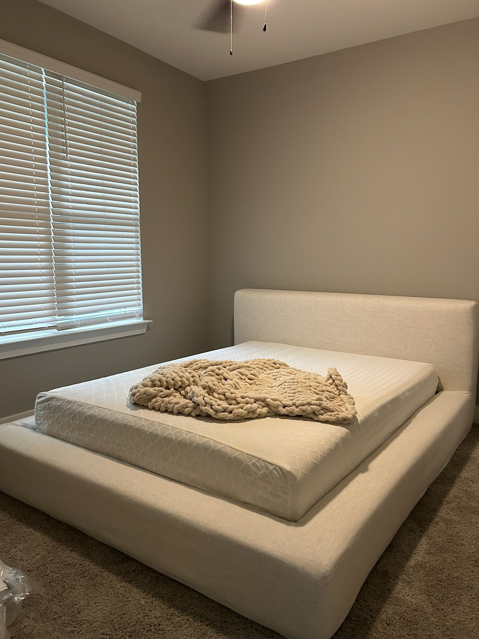 Premium Queen  Size Bed Frame And Mattress