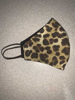 Cheetah face mask