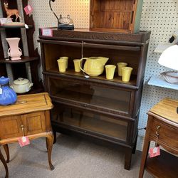Antique Globe Wernicke Barrister Bookcase
