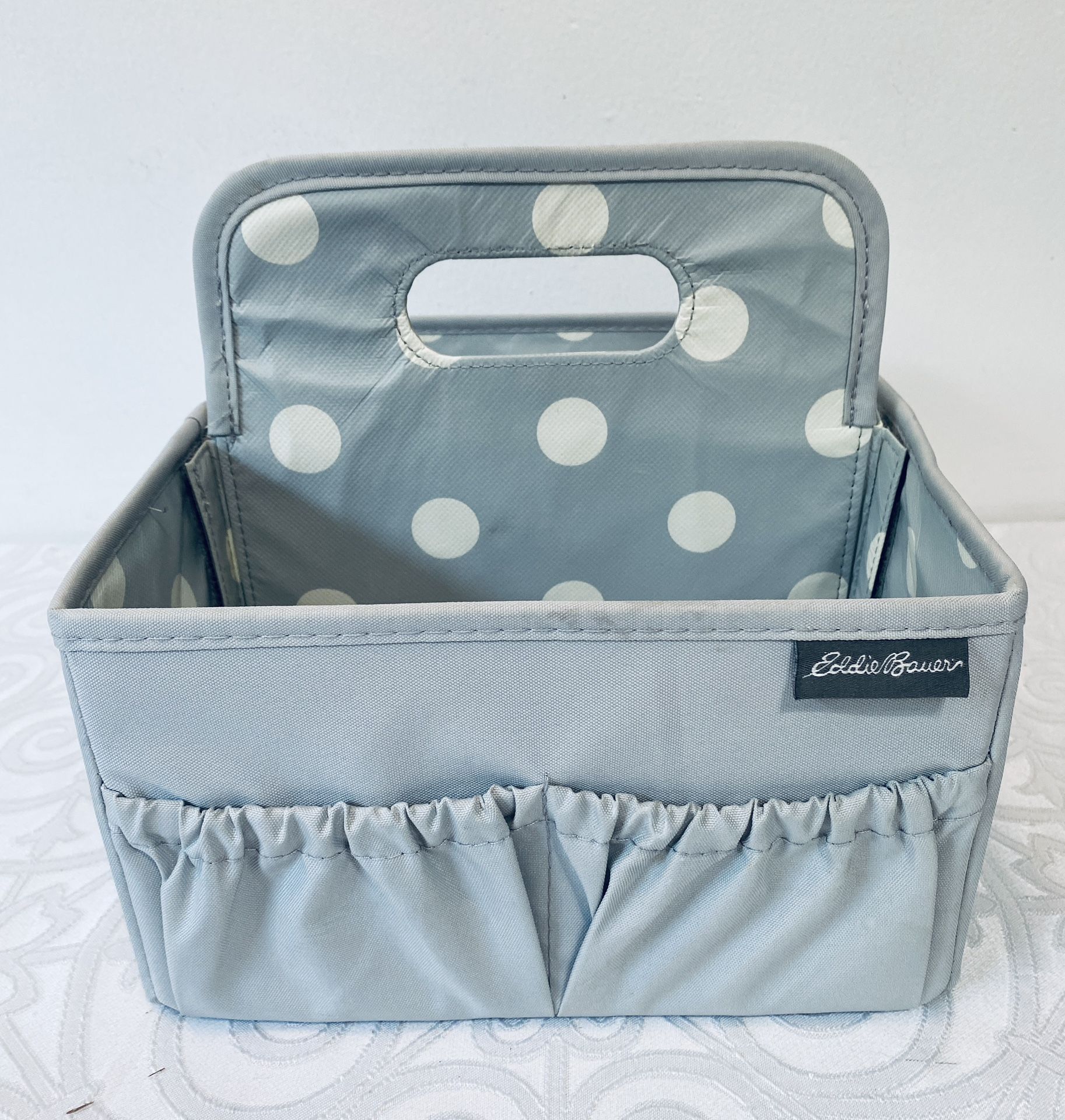 Nursery Storage 2-PC Eddie Bauer Hanging Shelf Organizer & Basket Diaper Caddy