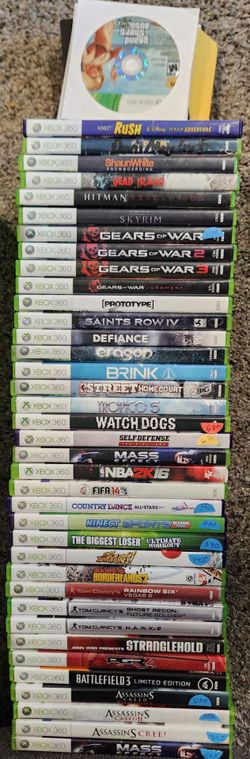 60+ xbox 360 games