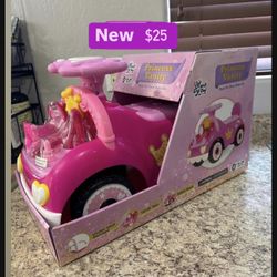 New Princess Ride-On
