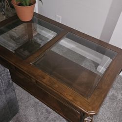 Glass Top Coffee Table 