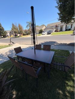 Patio table and chairs