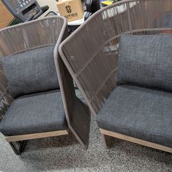 RH Restoration Hardware Havannah Dining chairs & side Table (teak). $800 city of Orange 🍊