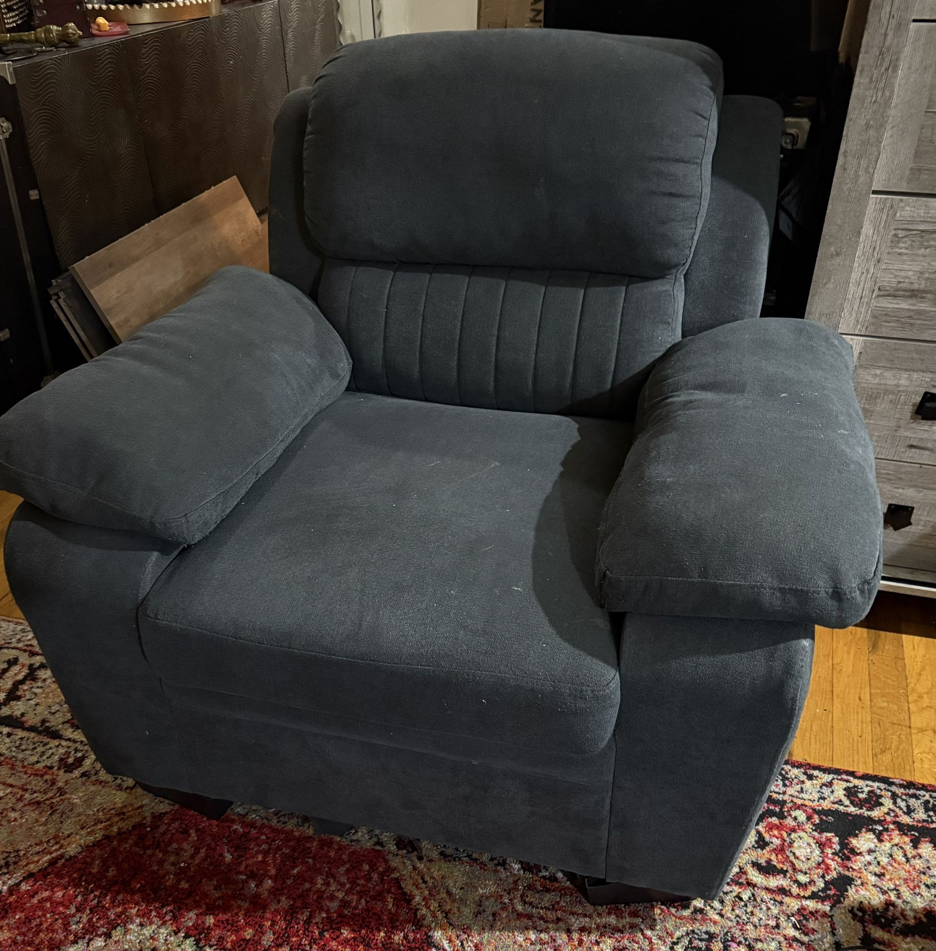 Dark Gray Armchair