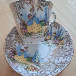Vintage Colclough  Bone China Cup & Saucer