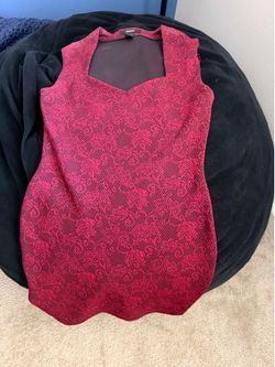 Medium burgundy dress