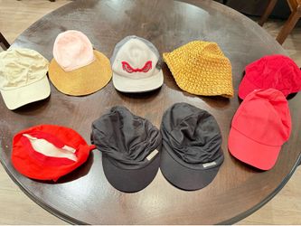 8 hats