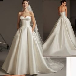 PRONOVIAS "pegasus" SIZE8 WEDDING GOWN
