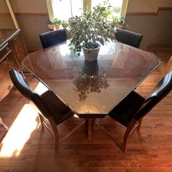 High Top Wood Table (No Chairs)