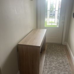 Wood Console Table