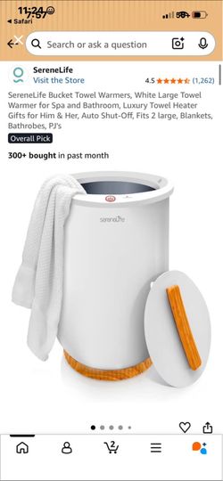 STILL IN BOX NEVER USED TOWEL WARMER