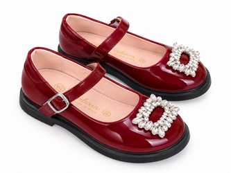 Brand New Girls Red Patent Mary Jane Dress Shoes – Size 1