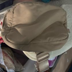 Beige Fanny Pack/waist Bag