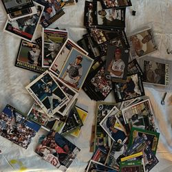 Lot Of Approximately 90 Baseball Cards Dating Back To The 70s