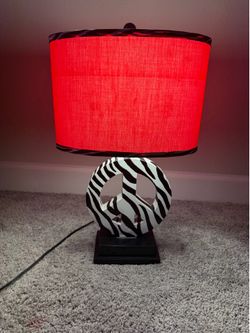 Zebra lamp