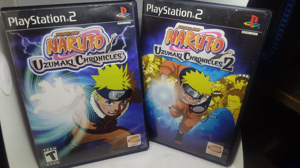 Naruto Uzumaki Chronicles 1 And 2 Ps2