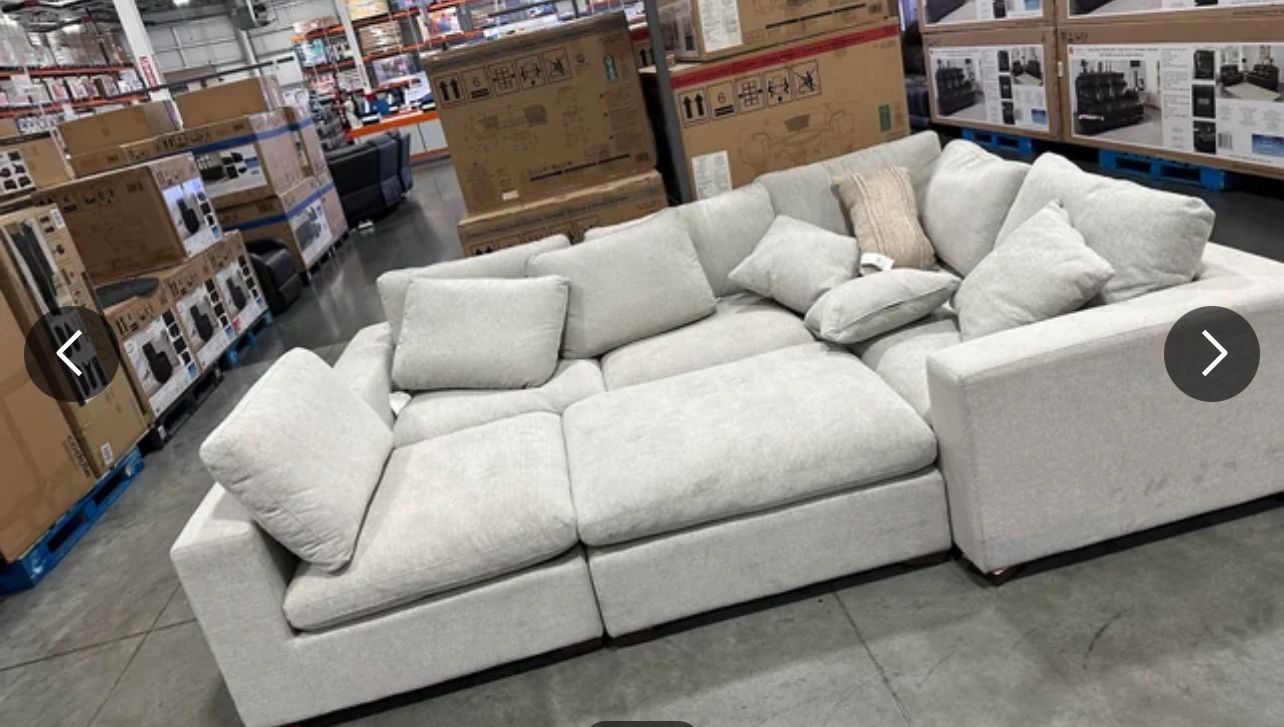 Thomasville lowell 6 pieces sectional modular cloud