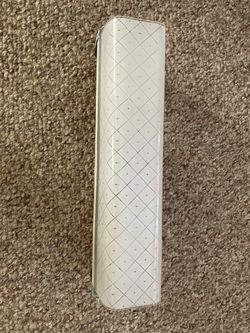 Wall Light:  Frosted Glass, 16” Long, EC