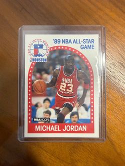 1989 NBA Hoops Michael Jordan All-Star Card