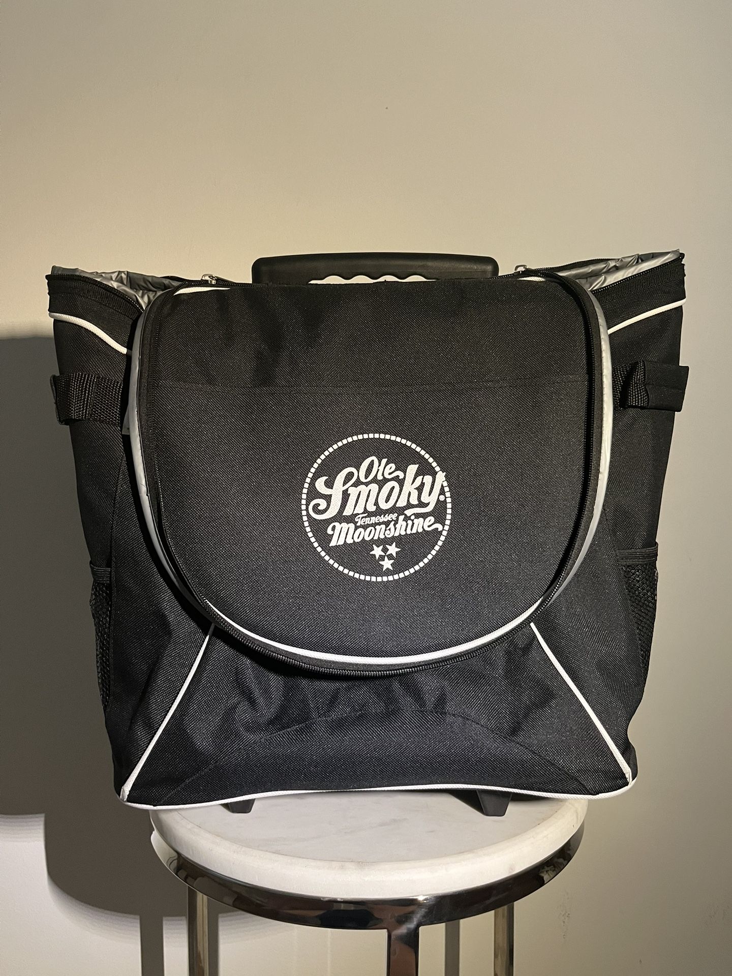 Ole Smoky Tennessee Moonshine Rolling Wheeled Cooler Insulated Bag