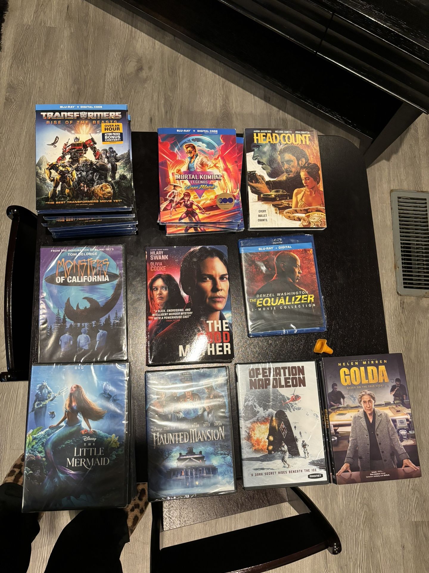 NEW MOVIES DVDs Blu Ray + Digital Code