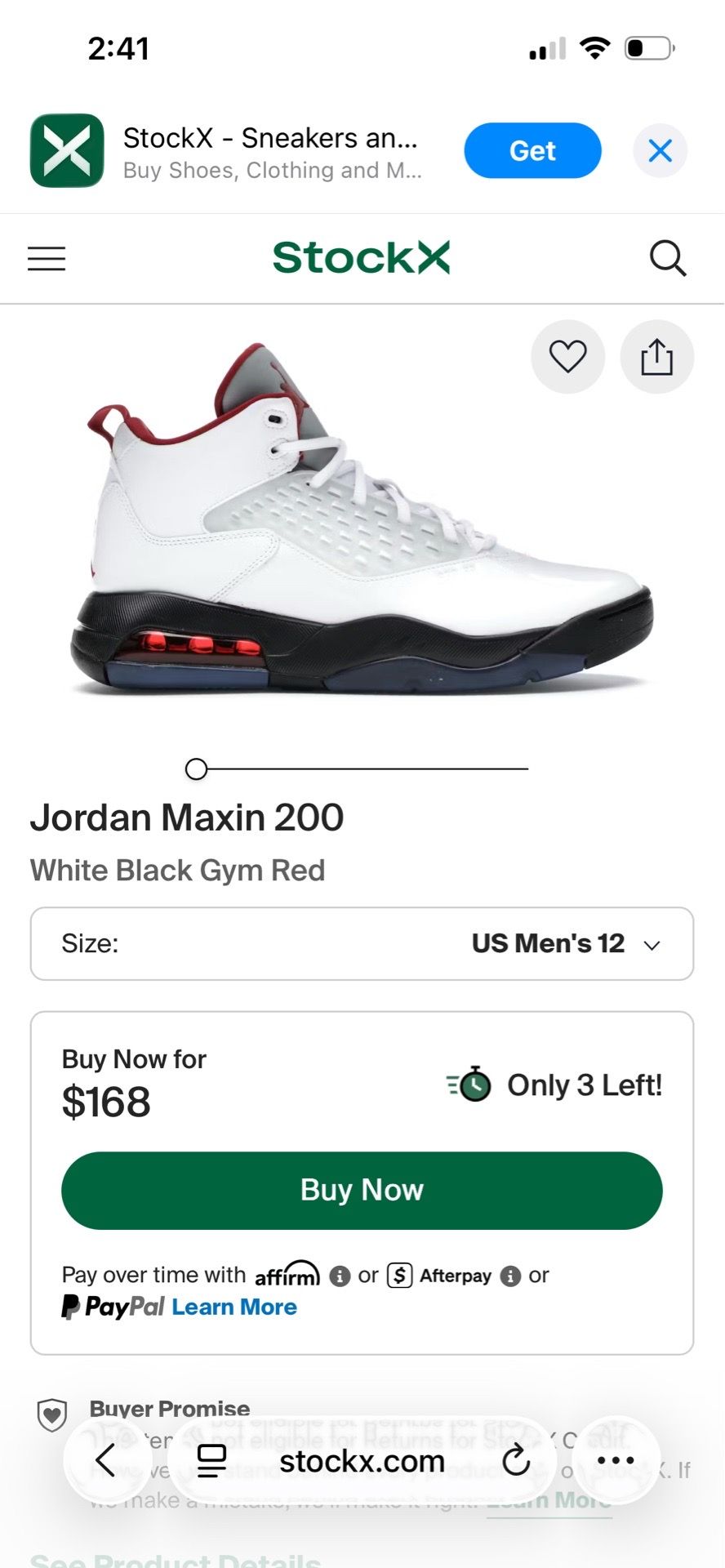 Jordan Maxin 200 Shoes