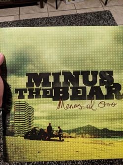 Minus the Bear Vinyl record Memos El Oso 10th Anniversary (Clear)